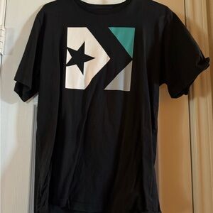 Converse Black and Teal Graphic Tee